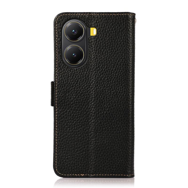 Flip Case Für Poco X7 Pro 5g Khazneh Litschi-leder