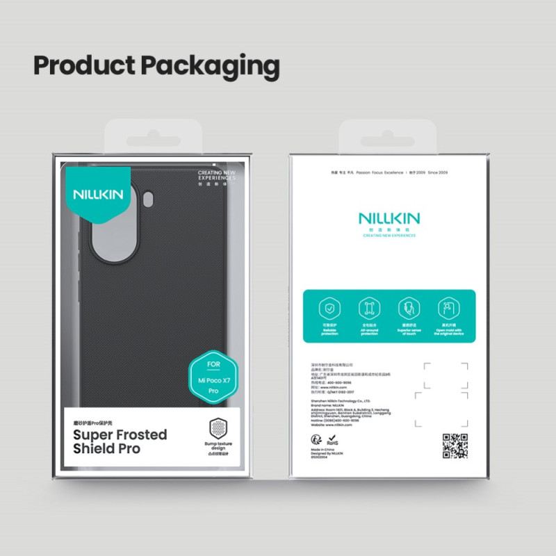 Hülle Poco X7 Pro 5g Handyhülle Nillkin Frosted Shield Pro