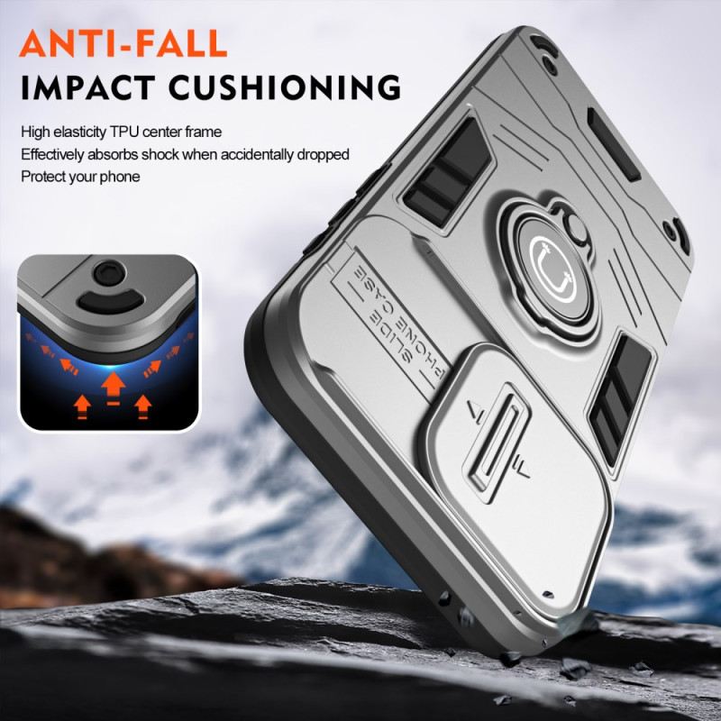 Hülle Poco X7 Pro 5g Handyhülle Schiebebarer Kameraschutz & Ständer