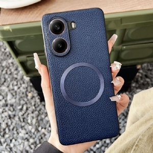 Hülle Poco X7 Pro 5g Magsafe-kompatibel Strukturierte Lederoptik