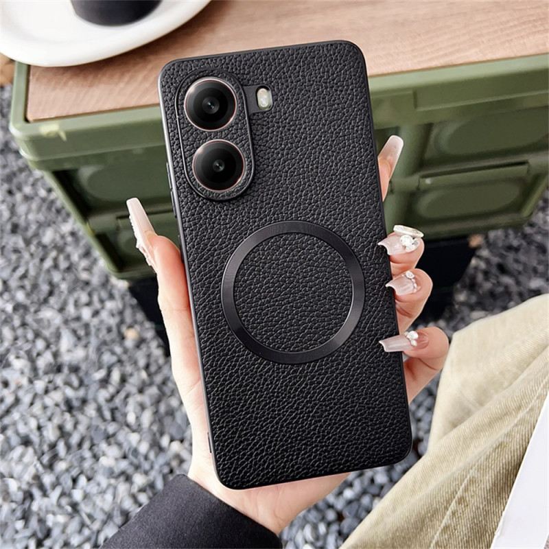 Hülle Poco X7 Pro 5g Magsafe-kompatibel Strukturierte Lederoptik