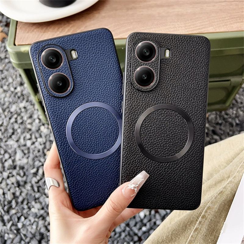 Hülle Poco X7 Pro 5g Magsafe-kompatibel Strukturierte Lederoptik