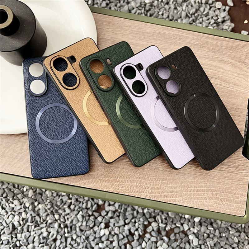 Hülle Poco X7 Pro 5g Magsafe-kompatibel Strukturierte Lederoptik