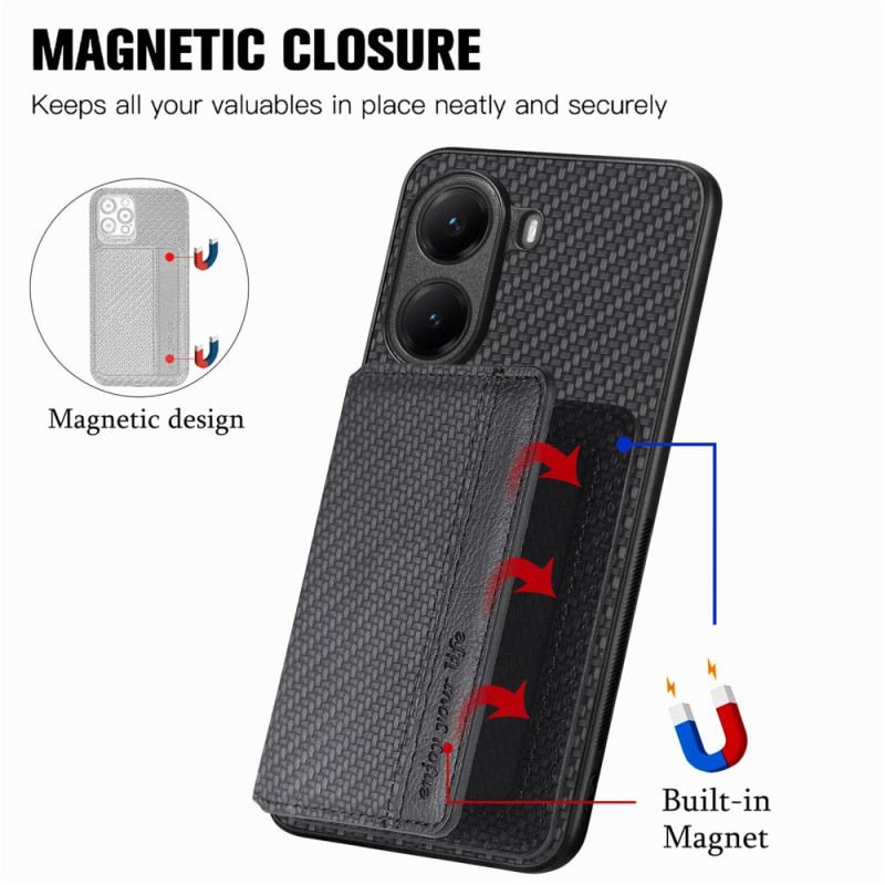 Hülle Poco X7 Pro 5g Rfid-kartenhalter Aus Kohlefaser