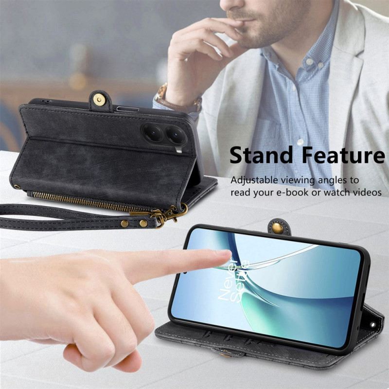 Lederhüllen Für Poco X7 Pro 5g Geldbörse Mit Geometrischen Linien