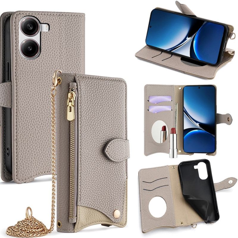 Lederhüllen Für Poco X7 Pro 5g Geldbörse Mit Kette