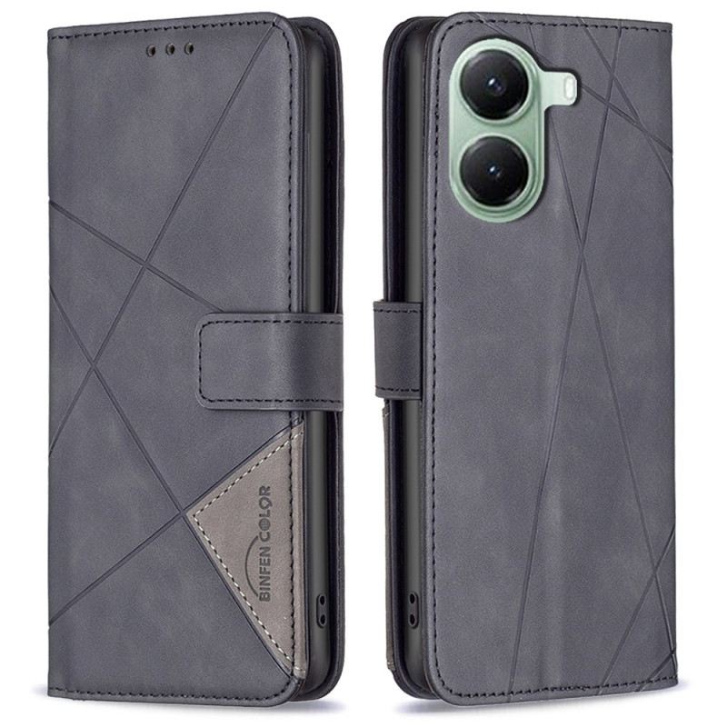 Lederhüllen Für Poco X7 Pro 5g Geometrisches Muster