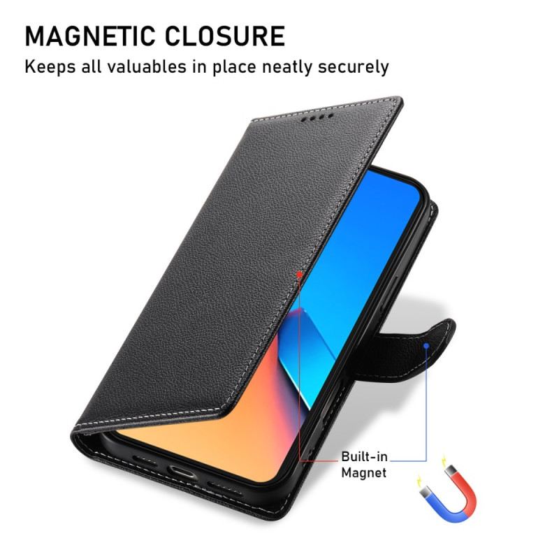 Lederhüllen Für Poco X7 Pro 5g Litschi-lederoptik