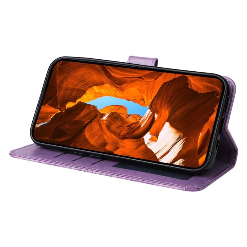 Lederhüllen Poco X7 Pro 5g Handyhülle Mandala-lanyard