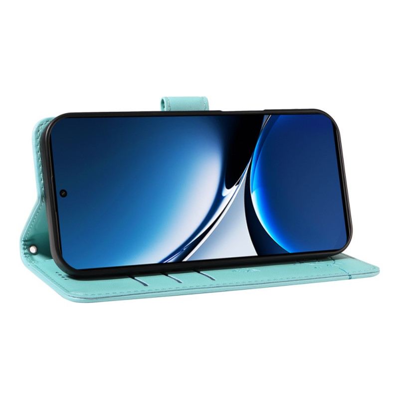 Lederhüllen Poco X7 Pro 5g Katzenmotiv Mit Riemen