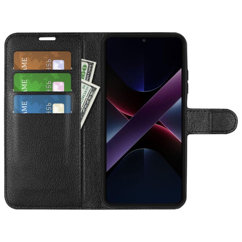 Lederhüllen Poco X7 Pro 5g Kunstleder In Litschi