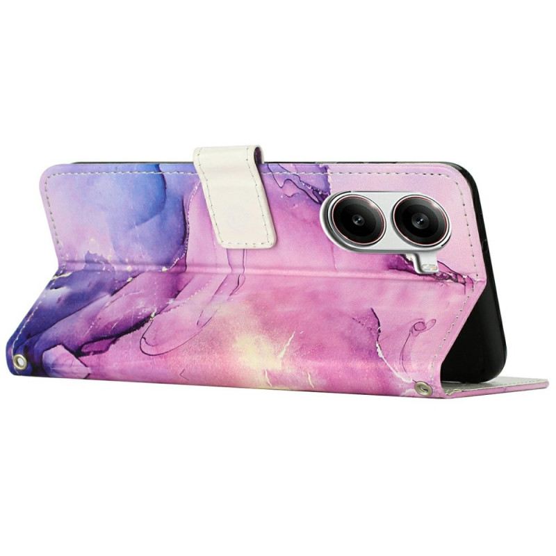 Lederhüllen Poco X7 Pro 5g Marmoroptik Mit Riemen