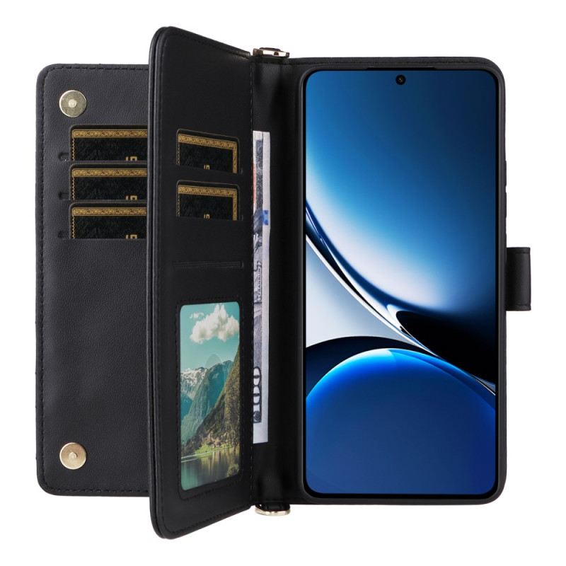 Lederhüllen Poco X7 Pro 5g Multifunktional Gesteppt