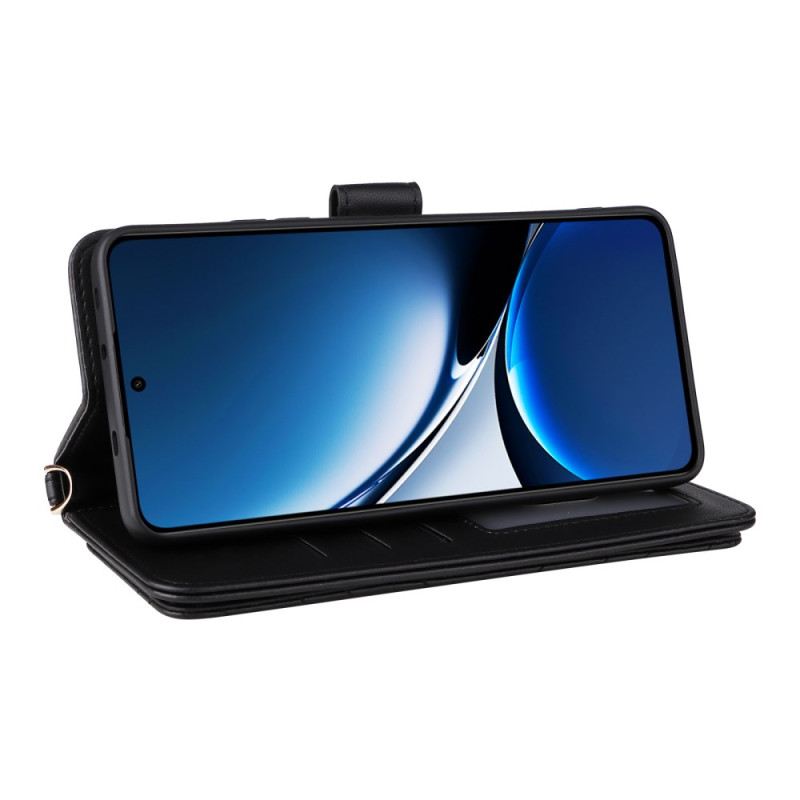 Lederhüllen Poco X7 Pro 5g Multifunktional Gesteppt