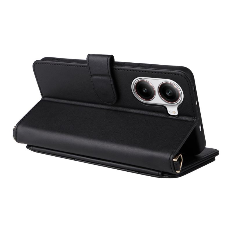 Lederhüllen Poco X7 Pro 5g Multifunktional Gesteppt