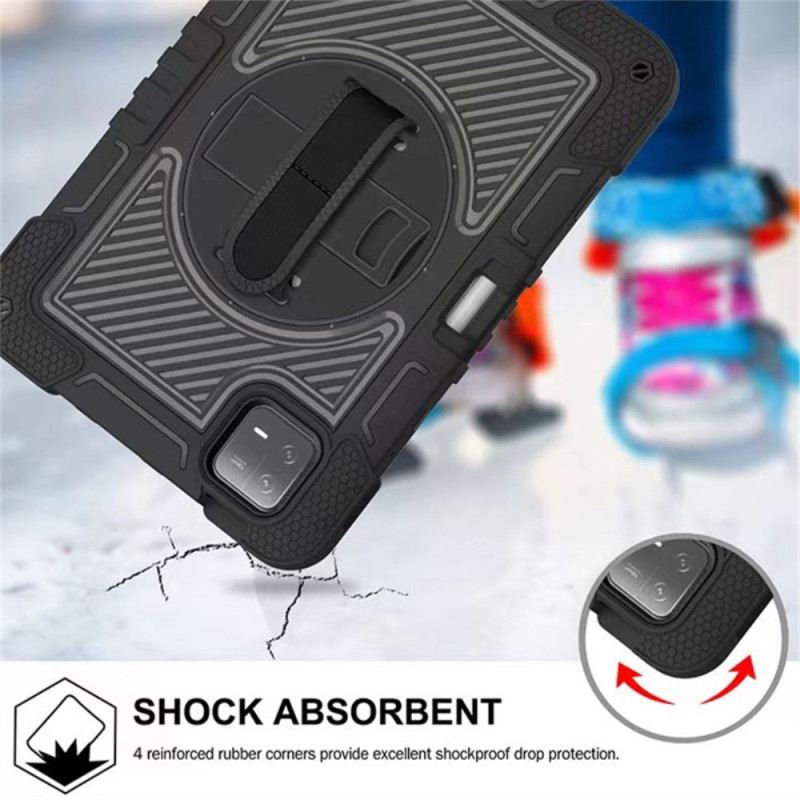 Hülle Xiaomi Pad 6 Handyhülle Extrem Widerstandsfähig Mit Schultergurt