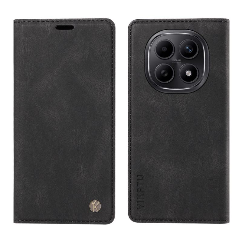 Flip Case Für Xiaomi Redmi Note 15 5g Yikatu-wildlederoptik