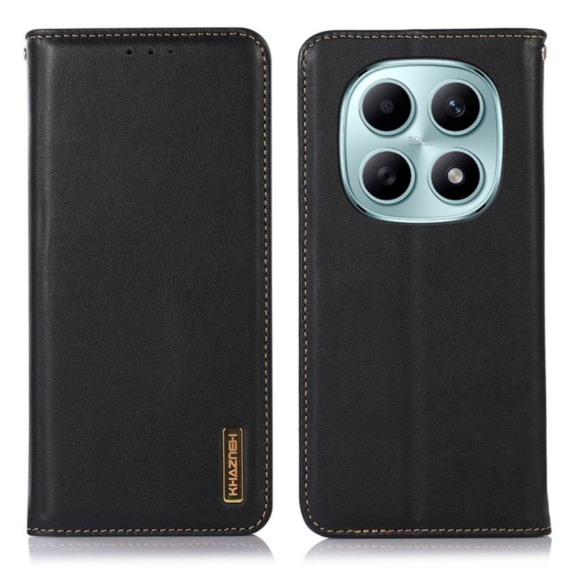 Flip Case Xiaomi Redmi Note 15 5g Echtes Khazneh-leder