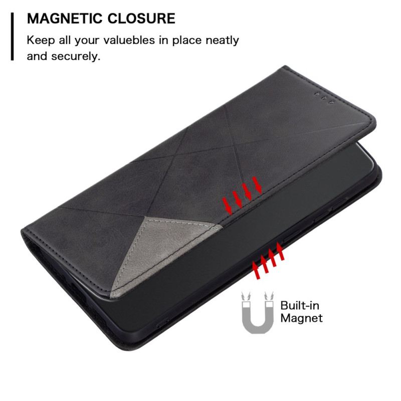 Flip Case Xiaomi Redmi Note 15 5g Geometrisches Muster