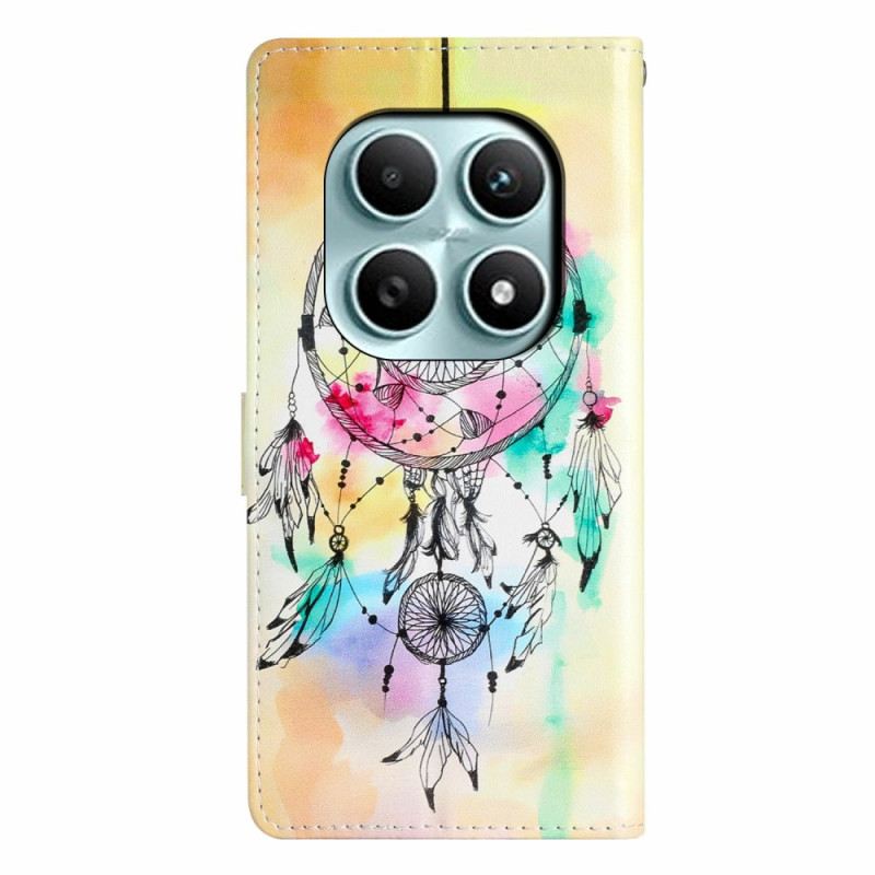 Lederhüllen Für Xiaomi Redmi Note 15 5g Aquarell-traumfänger