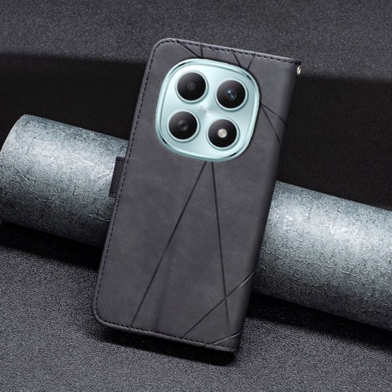 Lederhüllen Für Xiaomi Redmi Note 15 5g Binfen Color Geometrisches Muster