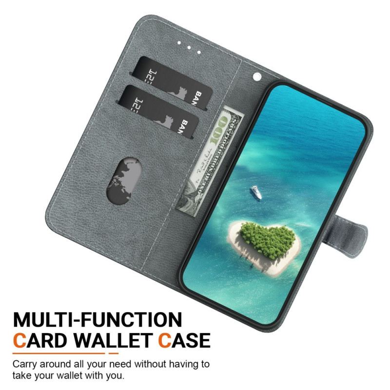 Lederhüllen Für Xiaomi Redmi Note 15 5g Blaue Blumen