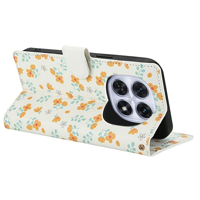 Lederhüllen Für Xiaomi Redmi Note 15 5g Blumenarmband