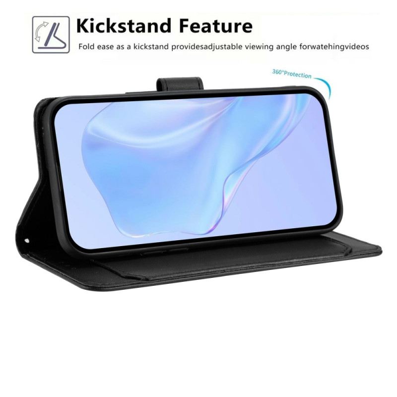 Lederhüllen Für Xiaomi Redmi Note 15 5g Glattes Kunstleder