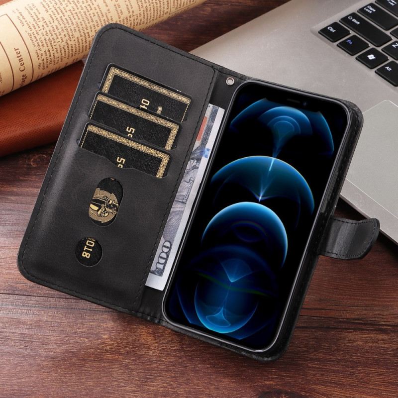 Lederhüllen Für Xiaomi Redmi Note 15 5g Reißverschlusstasche