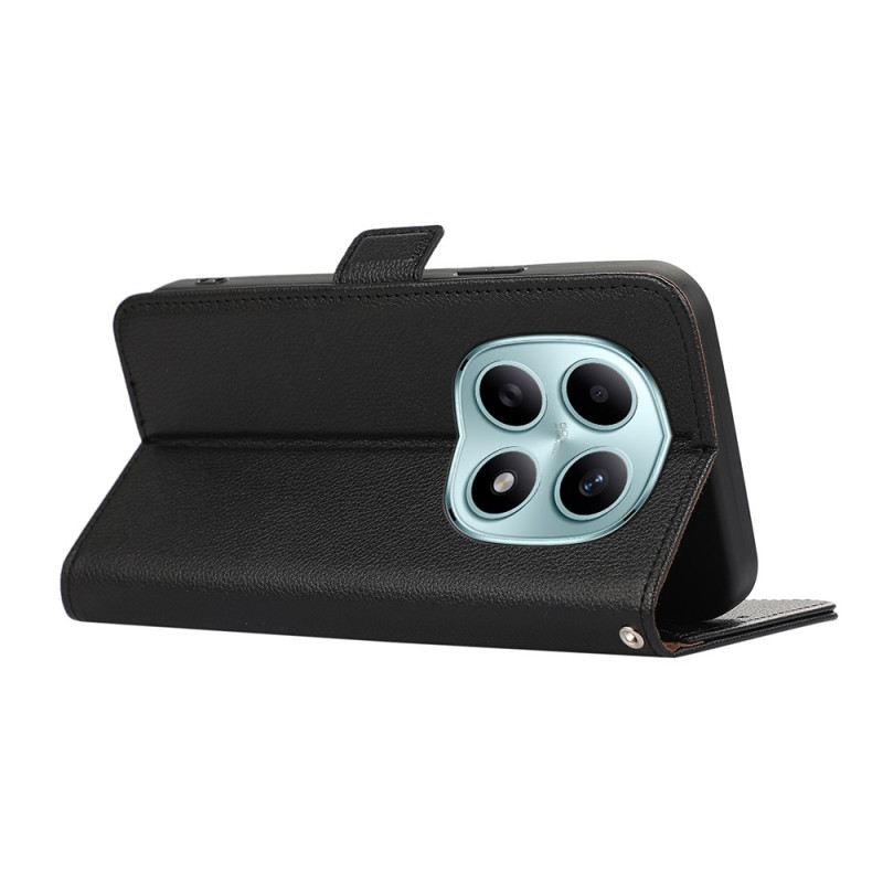 Lederhüllen Für Xiaomi Redmi Note 15 5g Rfid-schutz Abeel-leder