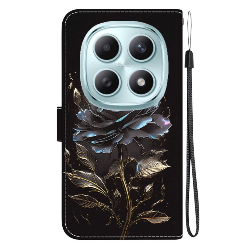 Lederhüllen Für Xiaomi Redmi Note 15 5g Schwarze Rose