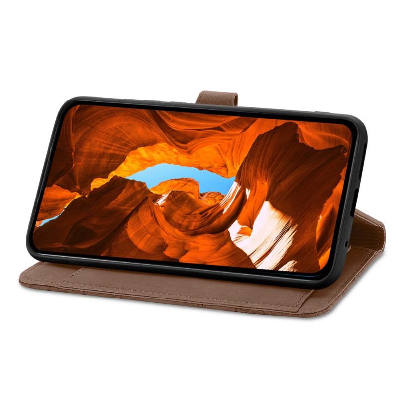 Lederhüllen Xiaomi Redmi Note 15 5g Blumen-spitzenarmband