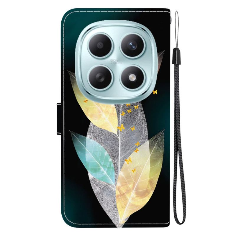 Lederhüllen Xiaomi Redmi Note 15 5g Bunte Blätter