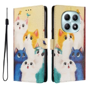 Lederhüllen Xiaomi Redmi Note 15 5g Bunte Katzen