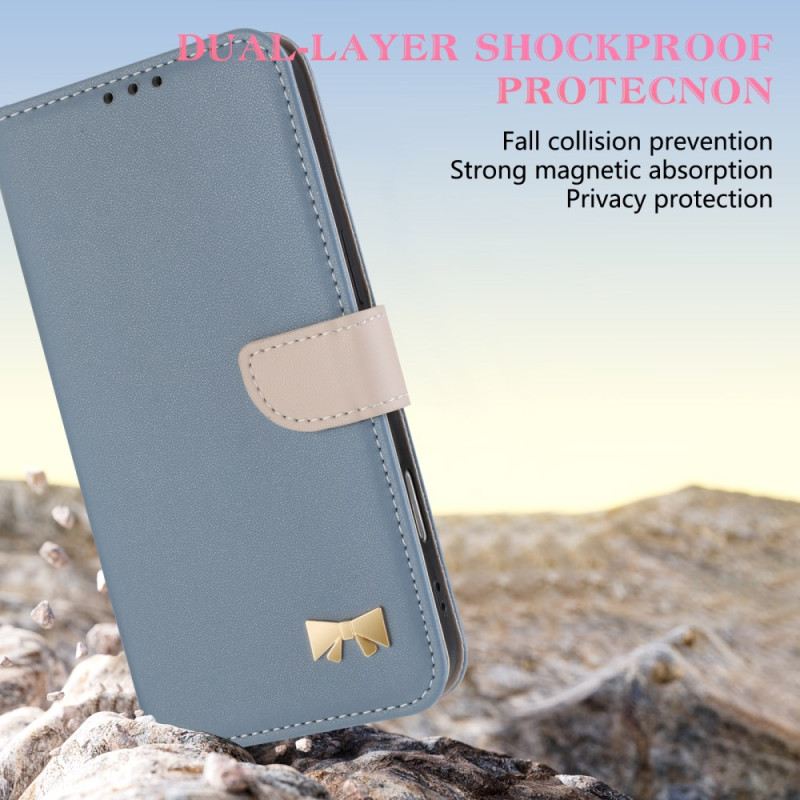 Lederhüllen Xiaomi Redmi Note 15 5g Dekorativer Knoten