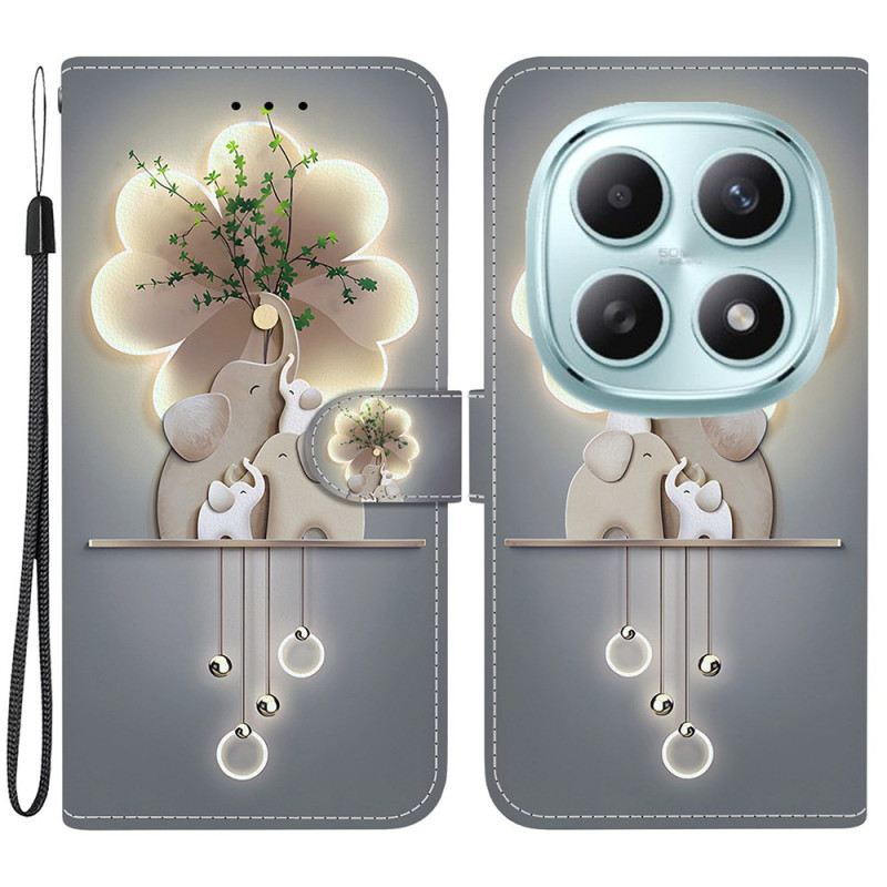 Lederhüllen Xiaomi Redmi Note 15 5g Drei Elefanten