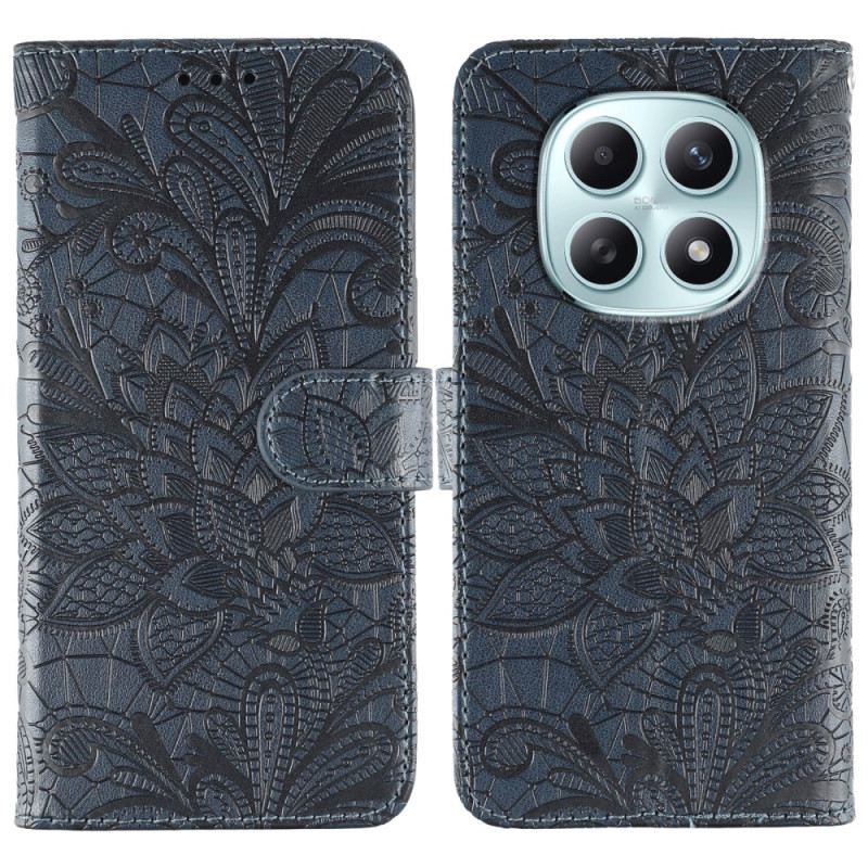 Lederhüllen Xiaomi Redmi Note 15 5g Handyhülle Blumenmuster