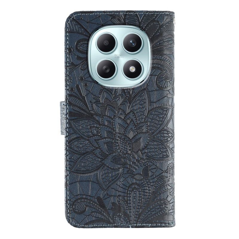 Lederhüllen Xiaomi Redmi Note 15 5g Handyhülle Blumenmuster
