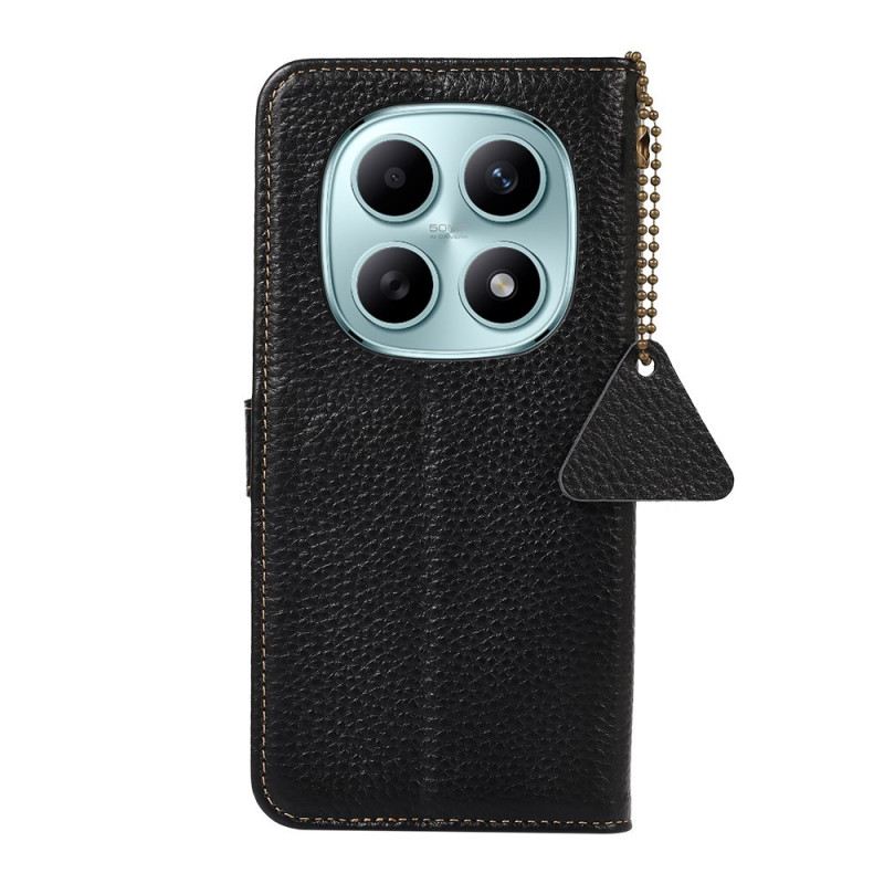 Lederhüllen Xiaomi Redmi Note 15 5g Handyhülle Rfid-blockierendes Leder