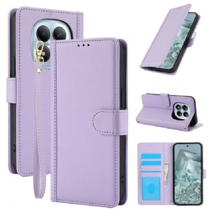 Lederhüllen Xiaomi Redmi Note 15 5g Handyhülle Ständer Und Handgelenkschlaufe