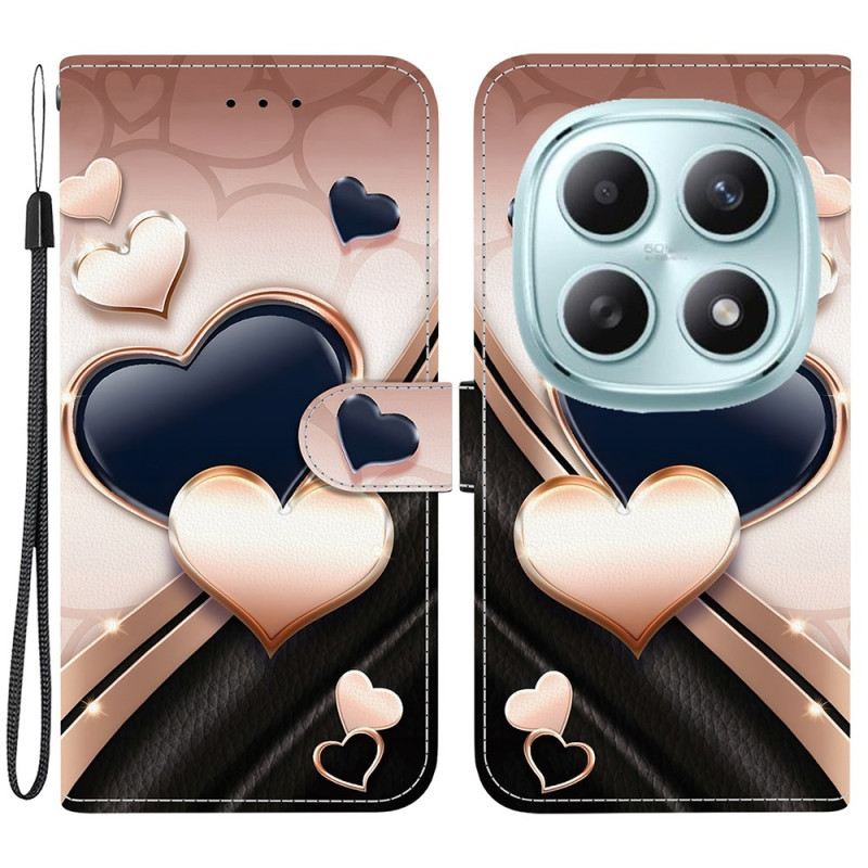 Lederhüllen Xiaomi Redmi Note 15 5g Liebesmuster