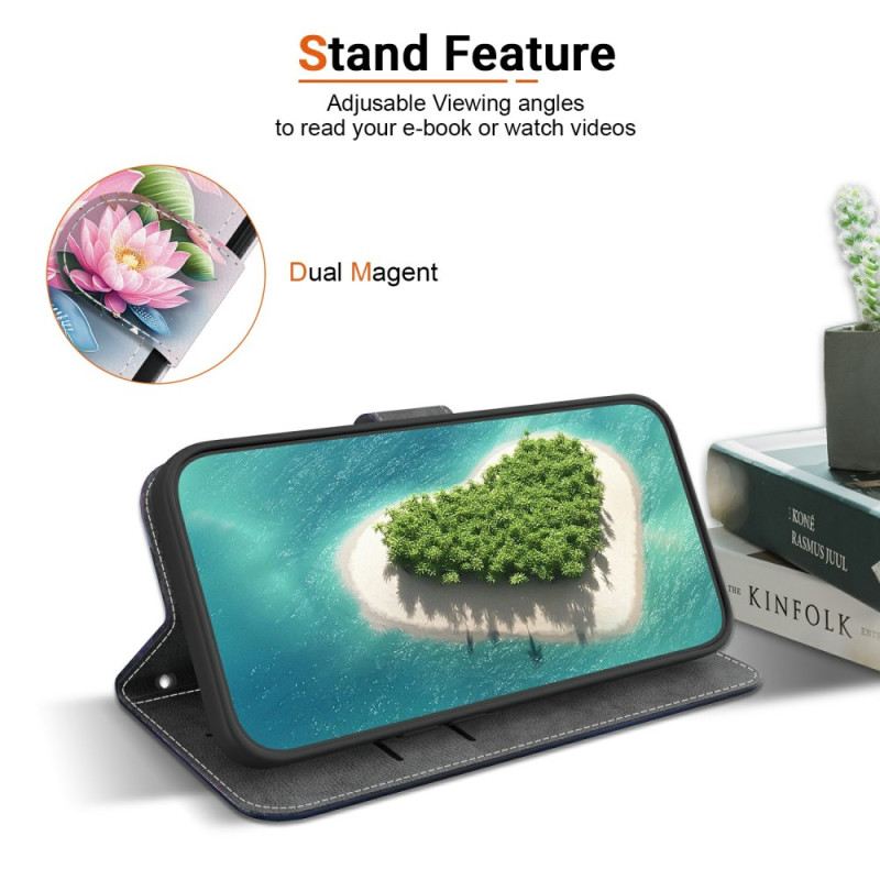 Lederhüllen Xiaomi Redmi Note 15 5g Lotus