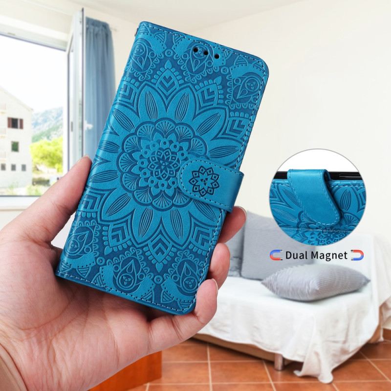 Lederhüllen Xiaomi Redmi Note 15 5g Mandala-muster