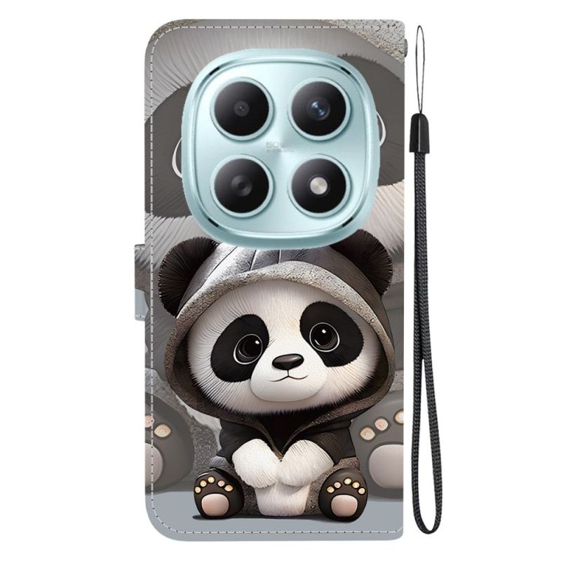 Lederhüllen Xiaomi Redmi Note 15 5g Panda-muster