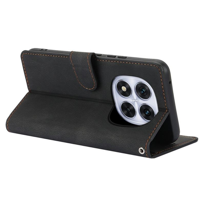 Lederhüllen Xiaomi Redmi Note 15 5g Retro-wildleder-effekt