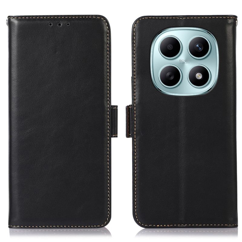 Lederhüllen Xiaomi Redmi Note 15 5g Rfid-schutz In Echtleder