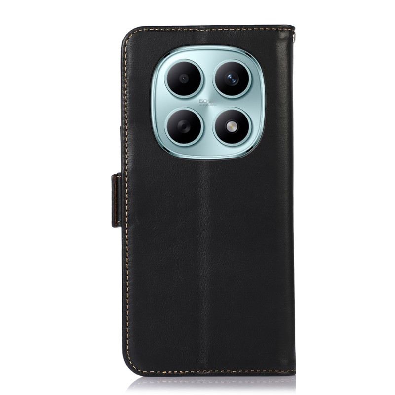 Lederhüllen Xiaomi Redmi Note 15 5g Rfid-schutz In Echtleder