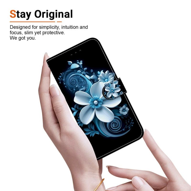 Lederhüllen Xiaomi Redmi Note 15 5g Schwarze Orchidee