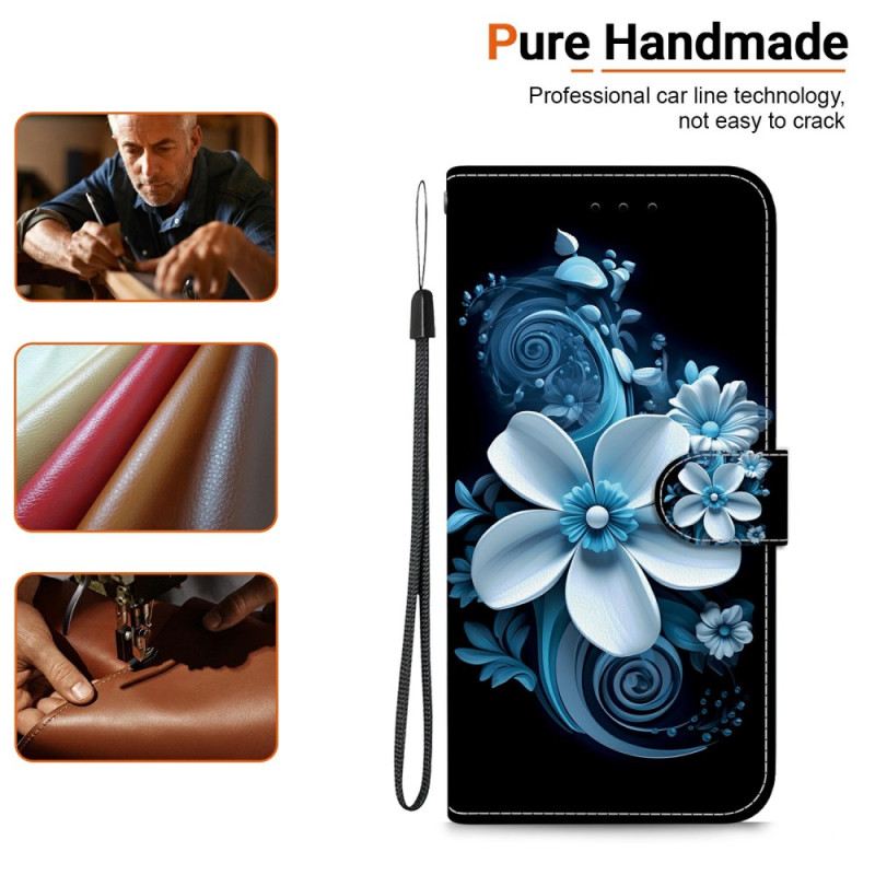 Lederhüllen Xiaomi Redmi Note 15 5g Schwarze Orchidee