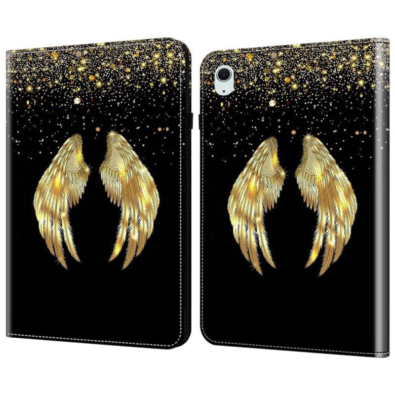 Case iPad (2025) Goldene Flügel